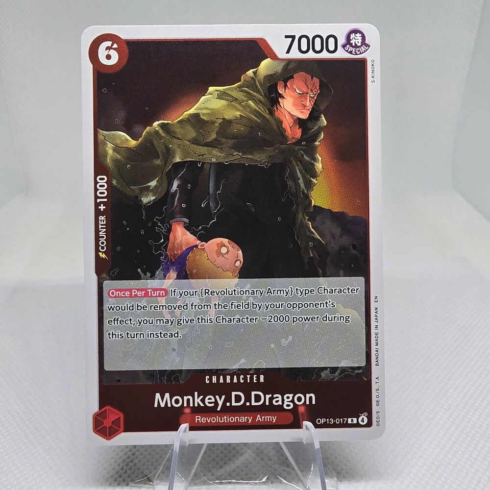 Monkey.d.dragon R OP13-017 one piece carrying on his will
